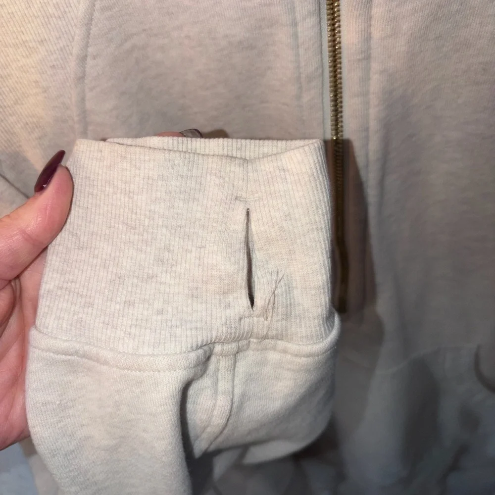 lululemon athletica XL-XXL Bone and Gold funnel neck LONG - Picture 8 of 13